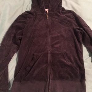 Juicy Couture Velour grey hoodie